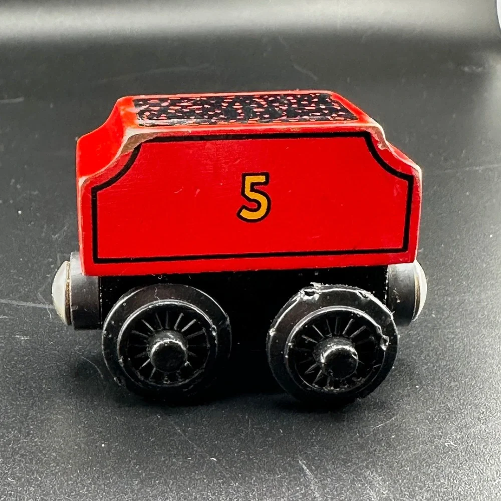 Vtg 1996 RARE YEAR Thomas‎ Wooden Railway James #5 Tender Train Britt Allcroft